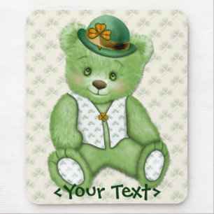 Irish Teddybjörn - Grönt Musmatta