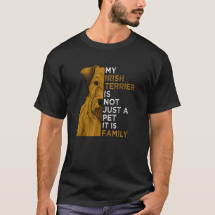 Irish Terrier Hund Family Gift Idea T Shirt