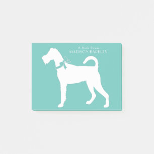 Irish Terrier Hund Puppy Post-it Block