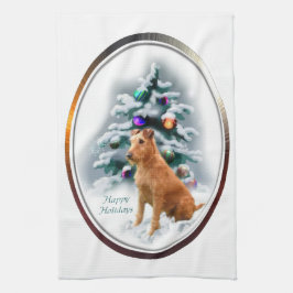 Irish Terrier jul Kökshandduk