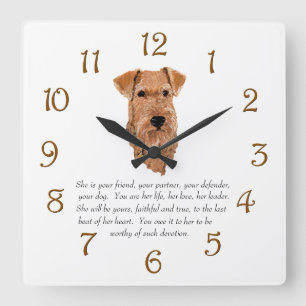 Irish Terrier KeepVII - Female Fyrkantig Klocka