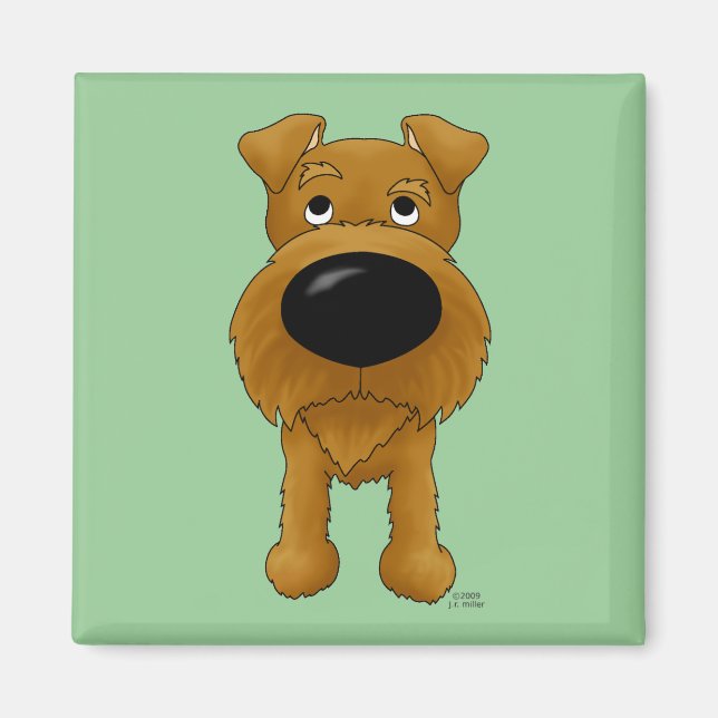 Irish Terrier Magnet (Framsidan)