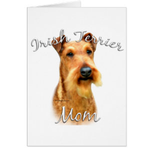 Irish Terrier Mamma 2 Hälsningskort