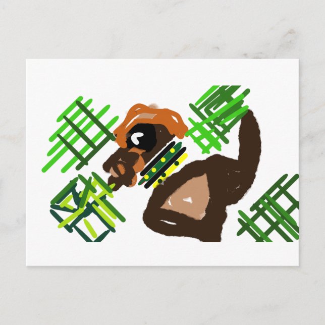 Irish Terrier st Patrick stil Vykort (Framsida)