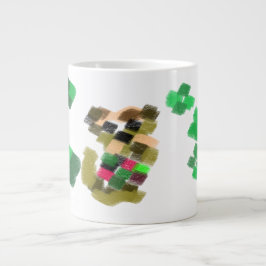  Irish terrier St Patrick's day fun Jumbo Mugg