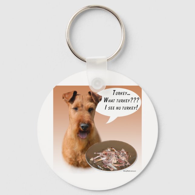 Irish Terrier Turkiet Nyckelring (Framsida)