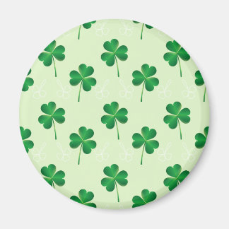 Irish three löv klöver mönster magnet