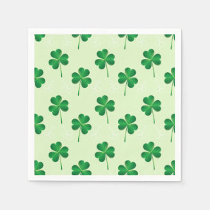 Irish three löv klöver mönster pappersservett
