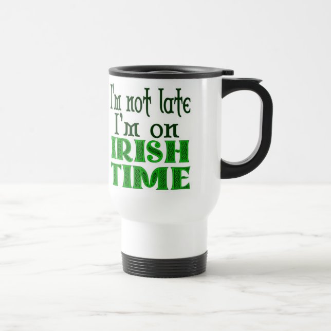 Irish Time Funny Saming - Anpassad Resemugg (Höger)