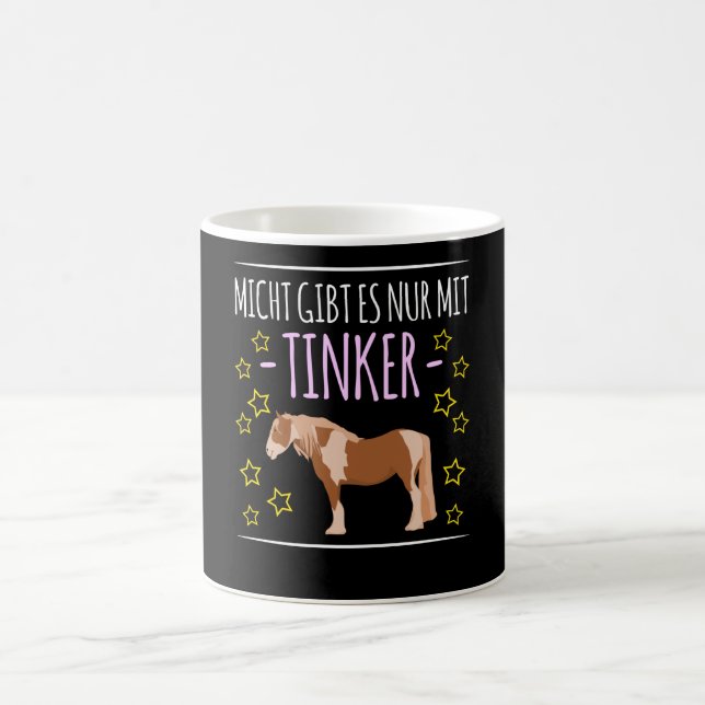 Irish Tinker Joke Horse Rider Riding Kaffemugg (Center)