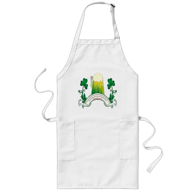 Irish Toast Apron Långt Förkläde (Framsidan)