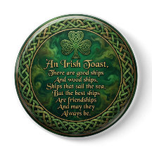 Irish Toast, Celtic Knot Pin, Friendship Gift,