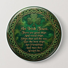 Irish Toast, Celtic Knot Pin, Friendship Gift, Knapp