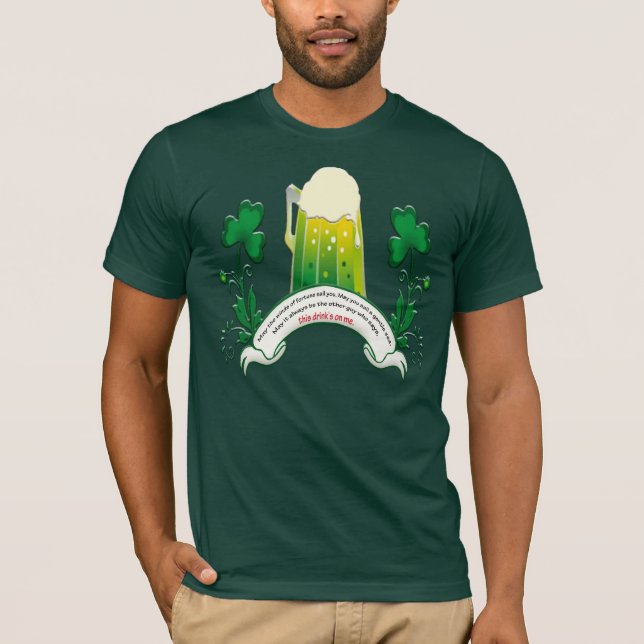 Irish Toast Shirt T-shirt (Framsida)