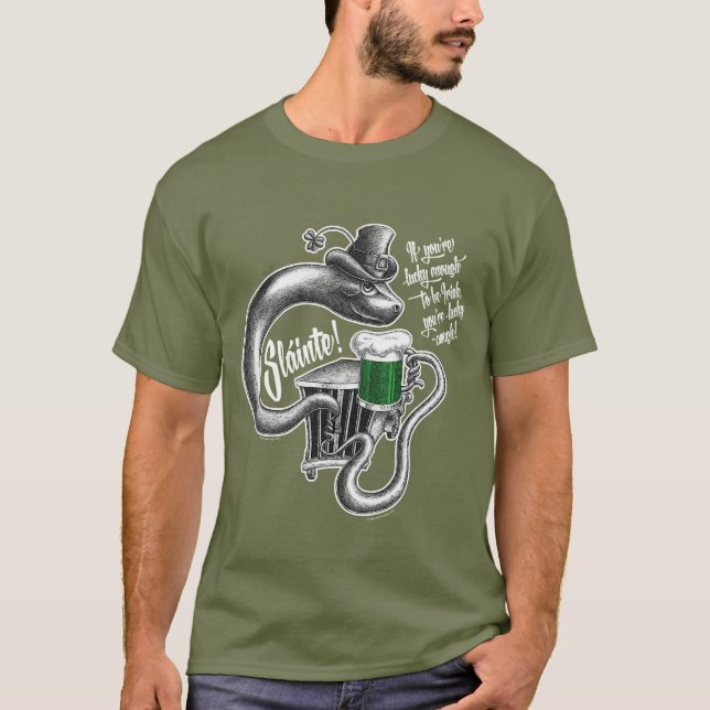 Irish Toast T Shirt (Framsida)