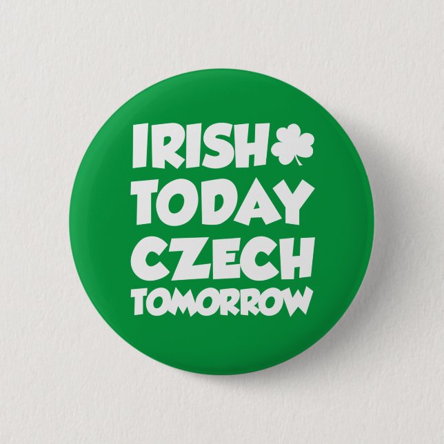 Irish Today Czech Morgondag, knapp (Framsida)