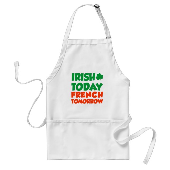 Irish Today Fransk Imorgon Apron Förkläde (Framsidan)