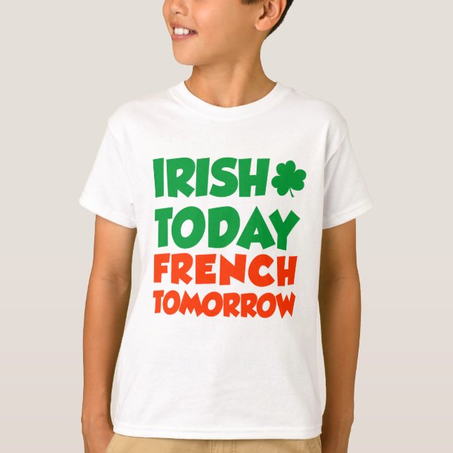 Irish Today Fransk Imorgon T-shirt (Framsida)