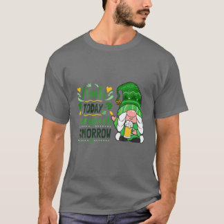 Irish Today Hungover Imorgon St patrick's day T Shirt