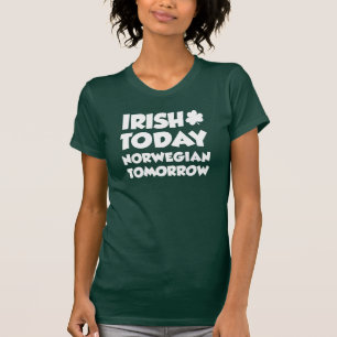 Irish Today norska Imorgon ON MÖRK T Shirt