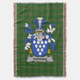 Irish Topping Jackar om Arm Family Crest Ireland Filt