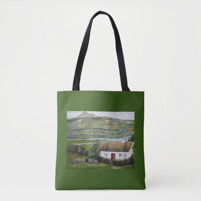 Irish Tote Shopping bag Ireland Reanvändbar Tygkasse (Framsida)
