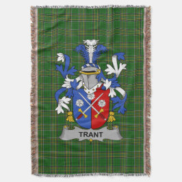 Irish Trant eller Trent Jackar Arm Family Crest Ir Filt