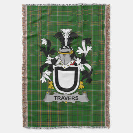 Irish Travers Jackar Arm Family Crest Ireland Filt