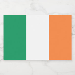 Irish tricolor flagga patriotic St. Patrick's Day Mat Etiketter