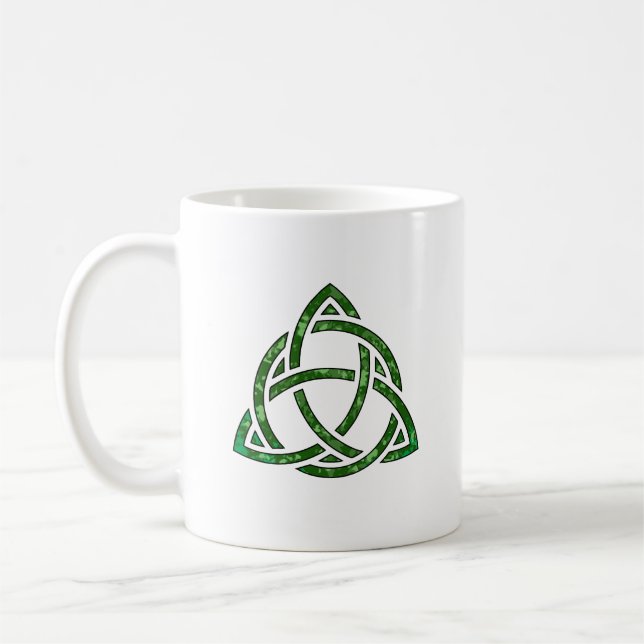 irish trifecta grönt kaffemugg (Vänster)