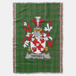 Irish Trydell Jackar Arm Family Crest Ireland Filt