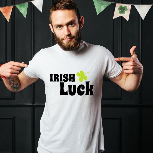 Irish Tur Grönt Klöver St. Patrick's Day T Shirt (Skapare uppladdad)