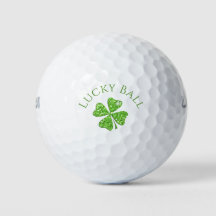 Irish Tur Klöver Monogrammed Golf Bollar