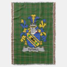 Irish Tuthill Jackar om Arm Family Crest Ireland Filt