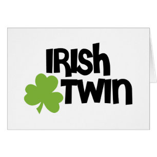 Irish Twin Hälsningskort