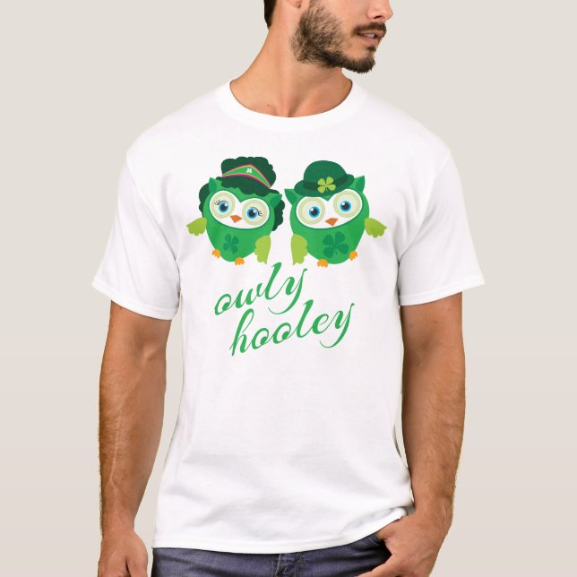 IRISH UGGLA - glatt hora! T-shirt (Framsida)