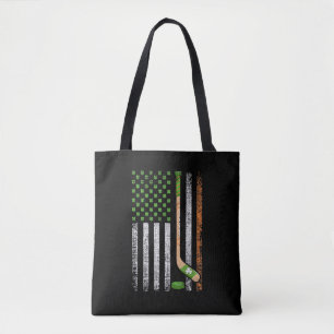 Irish USA flagga Leprechaun Lucky Hockey St. Patri Tygkasse