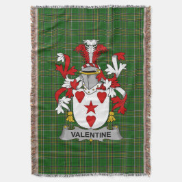 Irish Valentine Jackar om Arm Family Crest Ireland Filt