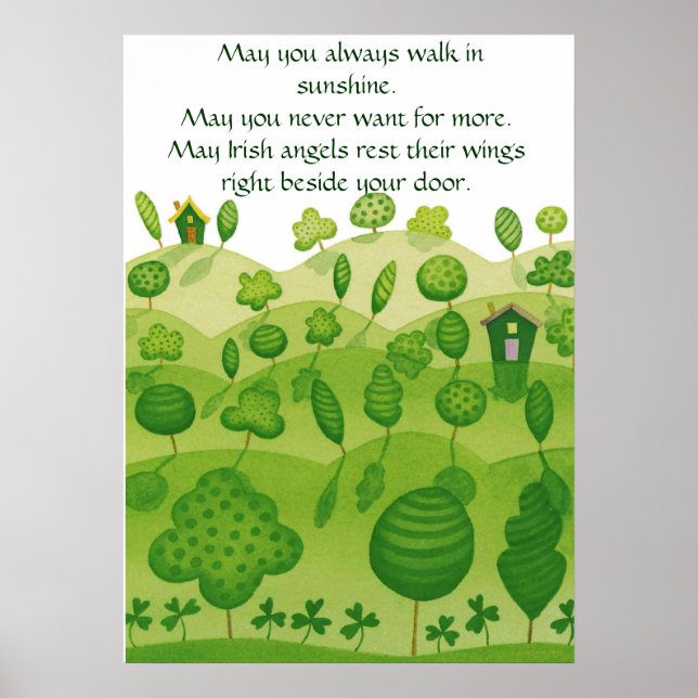 Irish välsignelse Poster (Framsidan)