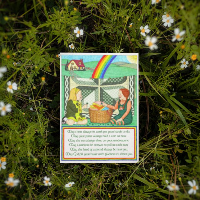 Irish Vänskap Wish St. Patrick's Day Kort (Skapare uppladdad)