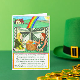 Irish Vänskap Wish Vänskap Card Kort