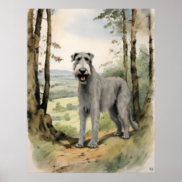 Irish Varg Hound - Hund Art Print Poster
