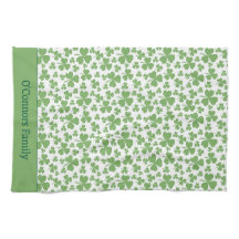 Irish Vibe Home Mönster Kitchen Towels Klöver