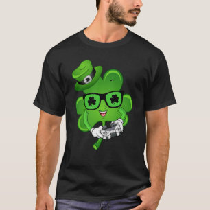 Irish Video Game Controller St Patrick Day Gamer B T Shirt
