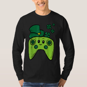Irish Video Game Controller St Patrick Day Gamer B T Shirt
