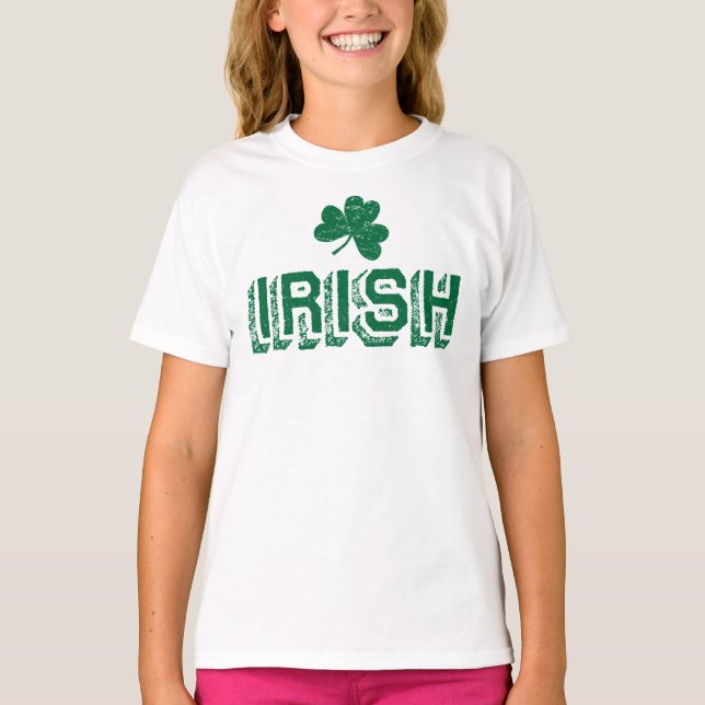Irish Vintage Shirt T Shirt (Framsida)
