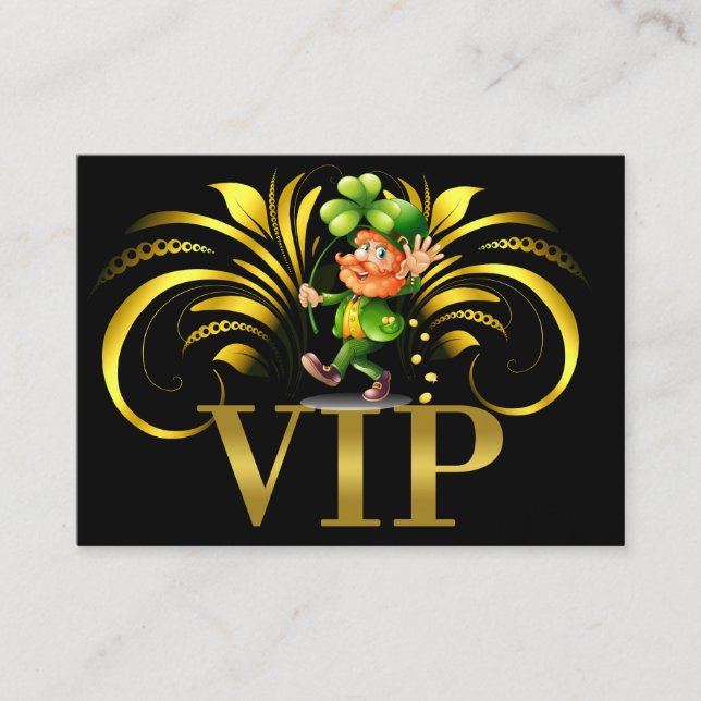 Irish VIP-Affärskort/pass/inbjudan Visitkort (Framsida)