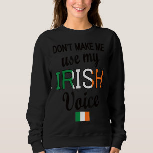 Irish Voice Ireland Flagga Irish Roots T Shirt