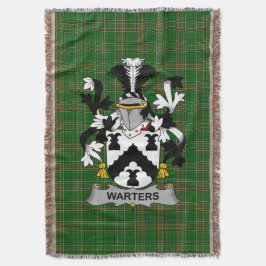 Irish Warters Jackar Arm Family Crest Ireland Filt