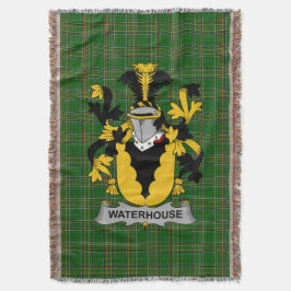 Irish Waterhouse Jackar av Arm Family Crest Irelan Filt